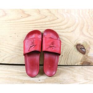 Giuseppe Zanotti Shoes Womens 42 Maxiplot Slides Red Slippers Sandals Italy